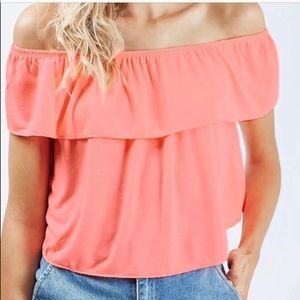 Off the shoulder top from top shop!